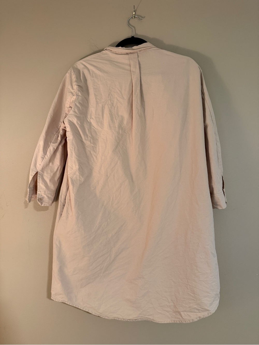 Pomander Place Cream Button-Front Shift Dress - Picture 11 of 13
